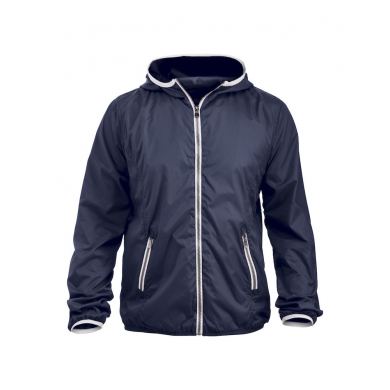 Clique Transition Jacket Hardy (modern windbreaker with hood) dark blue Men